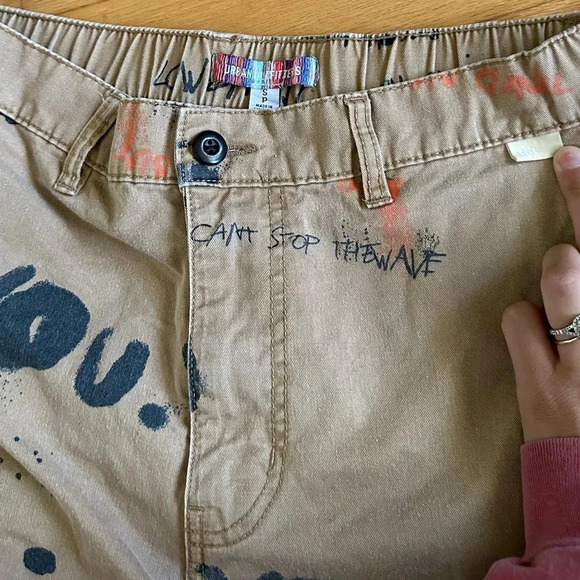 Urban Outfitters Grafitti Cargo Chino size small street style 90s y2k - Picture 6 of 9